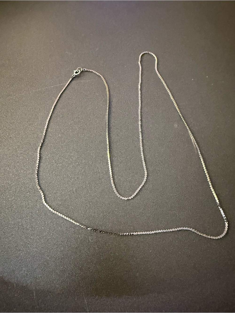 30” Silver Rope Chain Necklace - not sterling